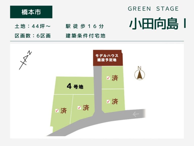 橋本市高野口町・グリーンステージ小田向島Ⅰ