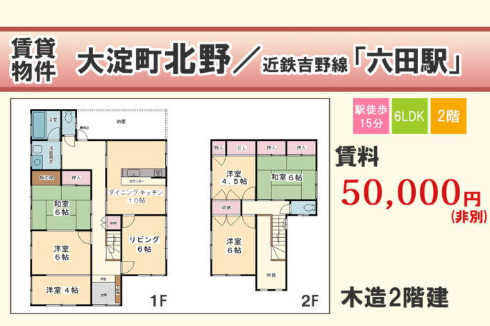 【賃貸】吉野郡大淀町北野/C-09