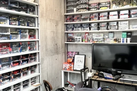 コレクションを楽しむ趣味部屋のある住まい